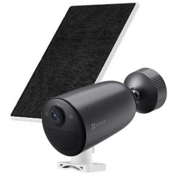 Kit de Cámara de Seguridad EZVIZ EB3 4G con Batería y Panel Solar, Resolución 2K, Visión Nocturna