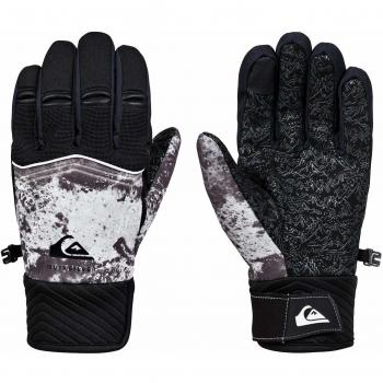 Quiksilver Method-Guantes para Snowboard/Esquí para Chicos 8-16, Niños, Castle Rock Splash, L