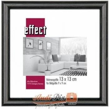 Effect marco 782530 pared marco perfil 20, madera, 13 x 13 cm, color negro