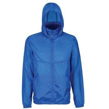 Chaqueta ligera Regatta Asset para hombre - UTRG4781, impermeable, transpirable, con capucha ajustable, cierre frontal completo, múltiples bolsillos y diseño ligero