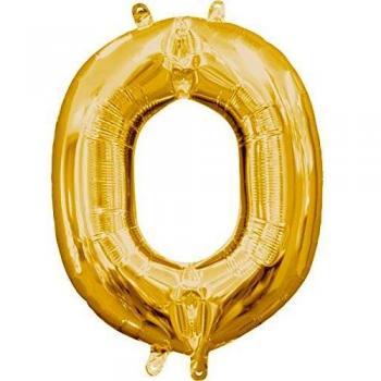 amscan 3304101 - Globo de Papel de Aluminio con Forma de O, 40,64 cm