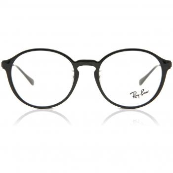 Ray-Ban RX7178D Col. 5725 Unisex Panthos Eyeglasses Black Size 51 (Frame Only) - Blue Light Block Available