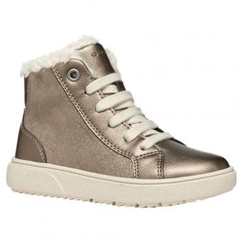 Zapatillas Geox Theleven Abx para Niña en Beige y Gris, Talla 29