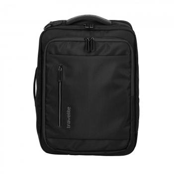 Mochila de Viaje Travelite Crosslite 5.0 Expandible 25-31L Negra con Compartimento para Laptop