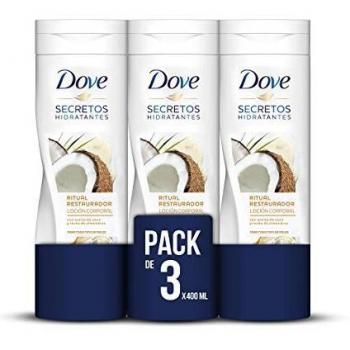 Dove  Loción Corporal  Coco Ritual Restaurador 400ml - Pack de 3