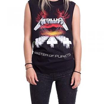 Metallica Master Of Puppets Camiseta Tirantes Negro L