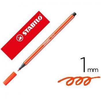 Rotulador stabilo acuarelable pen 68 bermellon 1 mm
