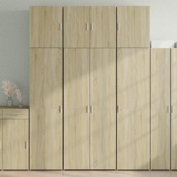 Armario de madera multicapa roble Sonoma 80x42,5x249 cm
