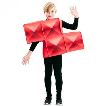 Disfraz de Tetris Rojo para niños