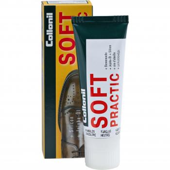 Collonil Soft-PRACTIC (8) 75 ml crema y productos para el cuidado de zapatos, Marrón (marrón claro), talla única