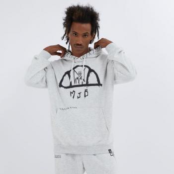 Sudadera Ellesse Balino Oversized Hoody de Algodón con Capucha y Bolsillo Canguro para Adulto
