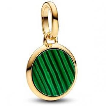 Charm Mini Medallón Grabable Pandora ME Verde 763389C01 para Mujer