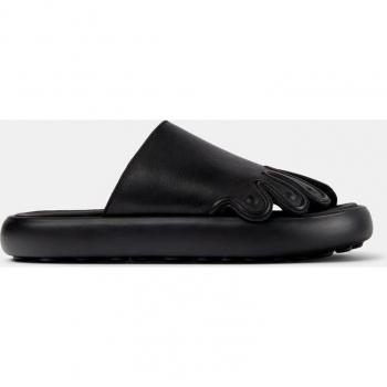 CAMPERLAB Men Black Sandals - Size 41 - Male, Camper Women's Black Leather Slip-on Sliders - Size 11 US