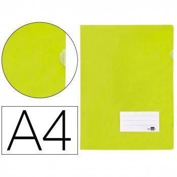 Carpeta Liderpapel Dossier A4 Uñero Amarillo Fluor Opaco