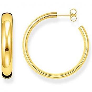 Pendientes de aro mediano Chunky chapados en oro Thomas Sabo CR640-413-39