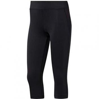 Reebok Wor PP Capri Mallas 3/4, Mujer, Negro, 2XS