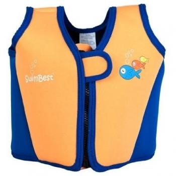 Chaleco/chaqueta de natación Swimbest - Orange - 3-4 años aprox