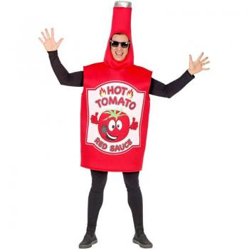 Disfraz de Ketchup de Tomate Picante para adulto