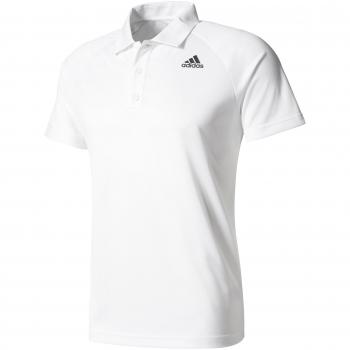 adidas D2M Polo de Tenis, Hombre, Blanco, XXL
