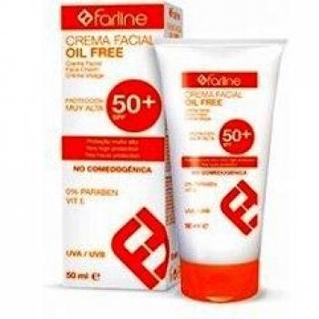 CREMA FACIAL OIL FREE FARLINE PROTECCIÓN MUY ALTA UVA 50+ SIN PARABENOS 50ML C.N. 173691