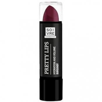 Brillo de Labios Soivre Cosmetics Pretty Lips Burdeos 3,5g - Hidratación Intensiva y Volumen Duradero