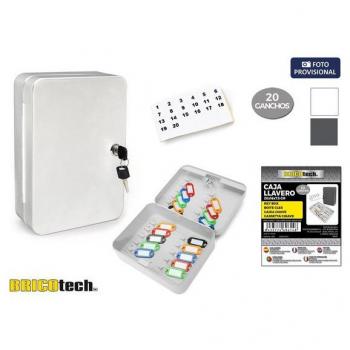 Caja llavero con 20 ganchos de Bricotech