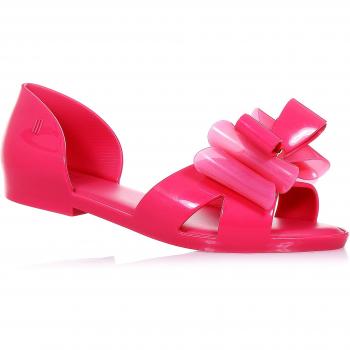 MINI MELISSA - Sandalia fucsia Seduction II, made in Brazil, hecha enteramente de plástico Melflex, Niña, Niñas-32