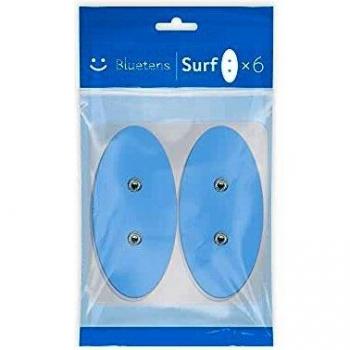 Bluetens Paquete de 6 electrodos Surf para el Clip inalámbrico, Unisex-Adult, Azul, Talla única
