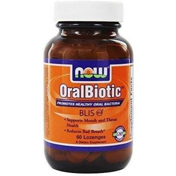 Now Foods Oralbiotic 60 Lozenges - Probiotic Support for Oral Health