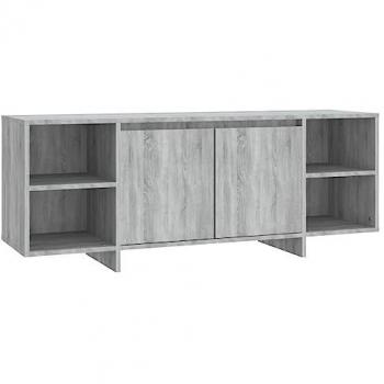 Mueble para TV de aglomerado gris Sonoma 130x35x50 cm