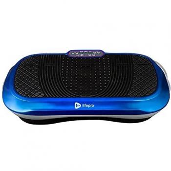 LifePro Vibration Plate Exercise Machine - Whole Body Workout Vibration Fitness Platform w/Loop Bands - Home Training Equipment - Remote, Balance Straps, Videos & Manual