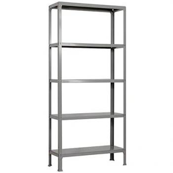 Estantería Simon Home Click Mini 5/300 Gris - 333100205188035 - Simon Rack, Estantería sin tornillos para casa Homeclick 5 estantes Gris Simonrack 1800x800x300 mm, Est