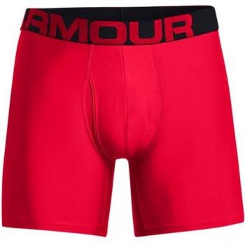 Under Armour Tech 6in Boxerjock 2-Pack - Black/Black & Red/Black - Various Sizes