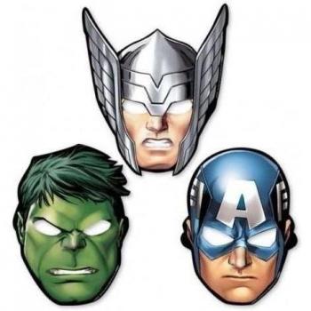 Vengadores Lote de 8 máscaras