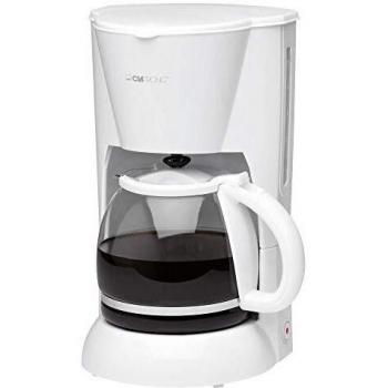 Clatronic KA 3473 Cafetera eléctrica de Goteo automática, máquina café de Filtro Capacidad 12 a 14 Tazas, 1,5 litros, función de mantenedora Calor, 1.5 litros, Blanco