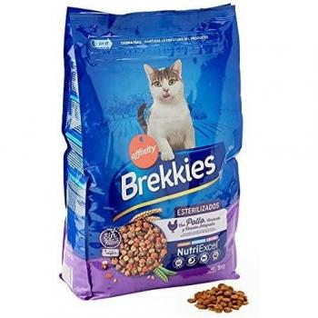 Brekkies Excel Alimento Balanceado para Gatos Adultos Esterilizados con Pollo y Verduras