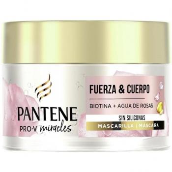Pantene Pro-V Miracles Fuerza & Cuerpo Agua de Rosas Biotina Mascarilla Capilar 160 ml