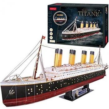 3D LED Titanic Puzzle - 266 Pieces
