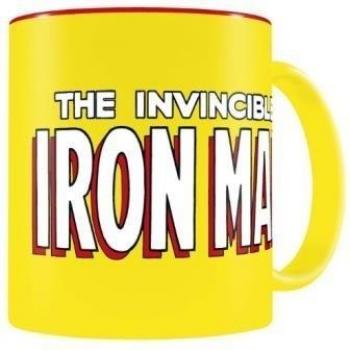 SD toys Marvel Comics Taza con diseño Iron Man, Cerámica, Amarilla y roja, 8 cm