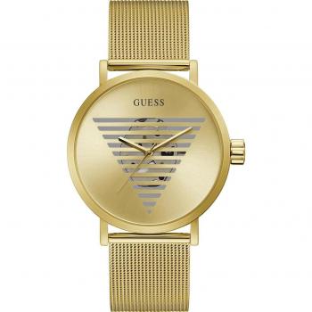 Guess - Reloj de hombre Idol GW0502G1 de acero y correa dorada