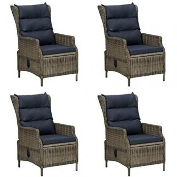 5-Piece Brown Garden Dining Set