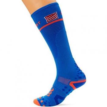 Compressport Full V2.1 - Calcetines unisex, color azul, talla 1S