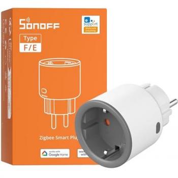SONOFF S60ZB Zigbee Smart Plug with Energy Monitoring and Timer, Voice Control Compatible with Google Home and Amazon Alexa