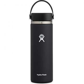 Hydro Flask 20 Oz Wide Mouth Insulated Water Bottle with Flex Cap, 591 ml
