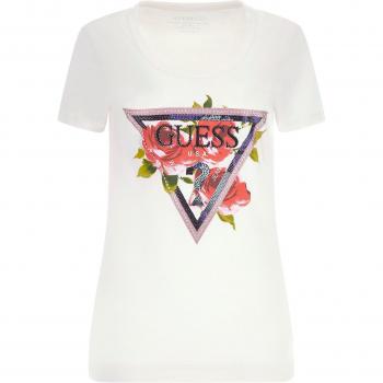 Guess Flower Logo Stretch T-Shirt