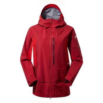 Chubasquero de mujer Berghaus Arete Descend GTX, chaqueta con capucha, GORE-TEX, color rojo, talla M