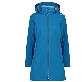Abrigo Longline Softshell CMP para Mujer Azul 3XL