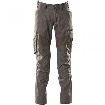 Pantalones de Trabajo Mascot Accelerate con Bolsillos para Rodilleras y Tejido CORDURA, Color Antracita Oscura, Talla 48