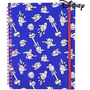 Cerdá - Display Libretas Escolares de Personajes Disney de Color Azul Marino - Licencia Oficial Disney Studios