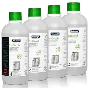 Juego de 4 descalcificadores Ecodecalk DeLonghi 500ml para cafetera espresso